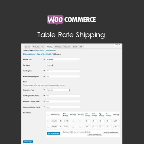 woocommerce Tabelle Rate Versand 6230bd777fdbc
