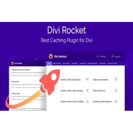 Free Download Divi Rocket v1.0.48 - Best Caching Plugin for Divi Latest Version [Activated]_62da2d210af8a.webp