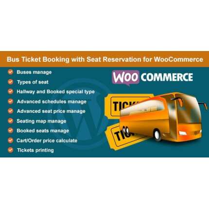 Reserva de billetes de autobús con reserva de asiento para WooCommerce 1.6